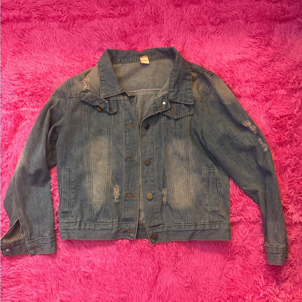 Women’s light denim jacket size medium